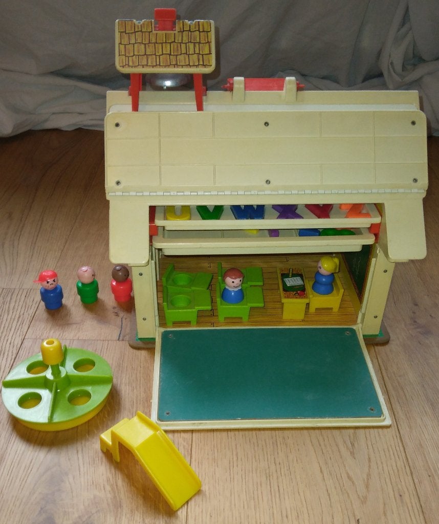 Family School - Fisher-Price #923 (1971), Enfants & Bébés, Jouets | Fisher-Price, Enlèvement, Utilisé, Set de jeu, Sonore