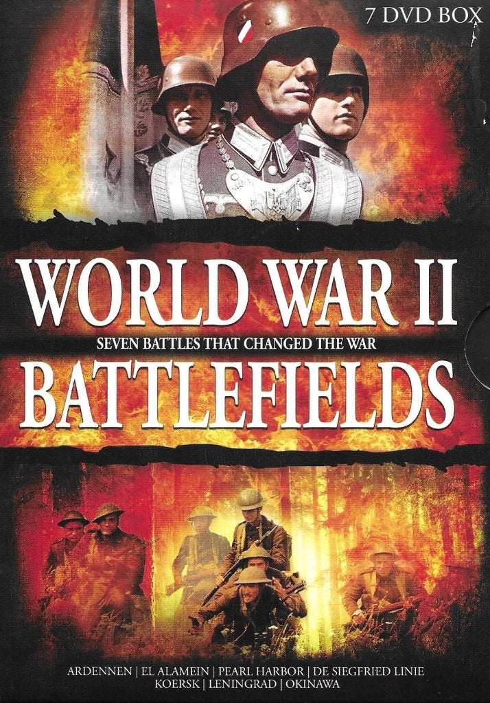 World War II Battlefields - DVD box, Cd's en Dvd's, Gebruikt, Oorlog of Misdaad, Nederlands, Vanaf 12 jaar