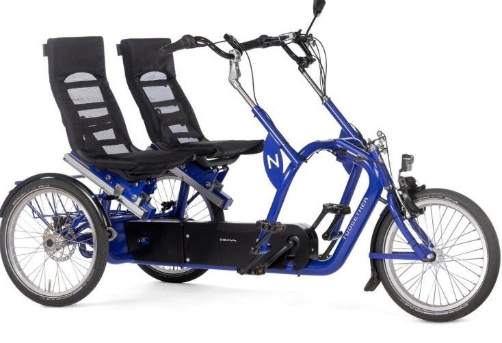 Tricycle côte à côte avec assistance électrique, Enlèvement ou Envoi, Comme neuf, Frein à disque, Nijland