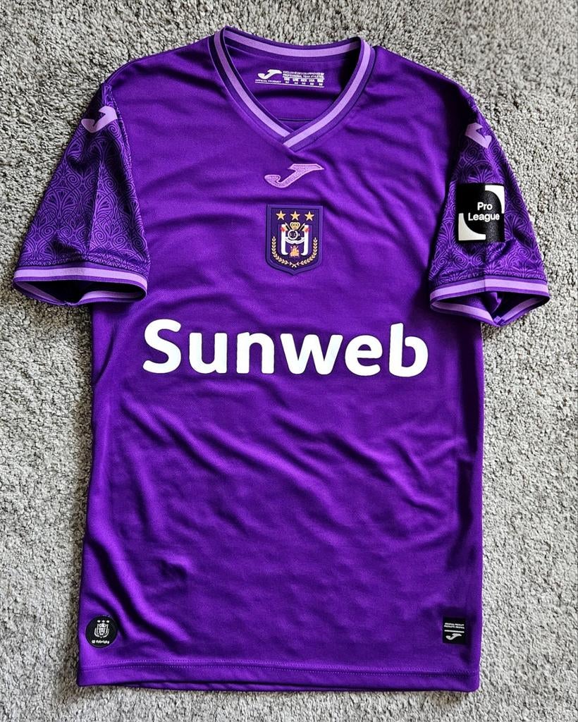Anderlecht Matchworn shirt, Maat M, Verzenden, Gebruikt, Shirt