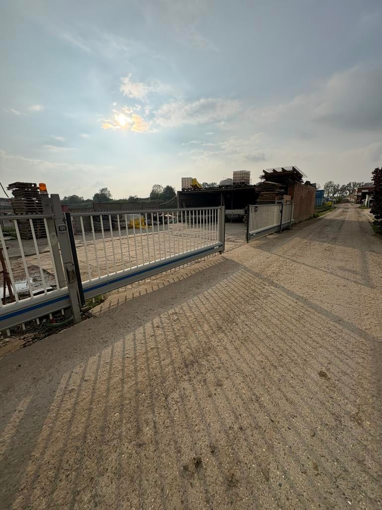 Schuifpoort, Tuin en Terras, Tuinhekken en Hekwerk, Zo goed als nieuw, Aluminium, Ophalen