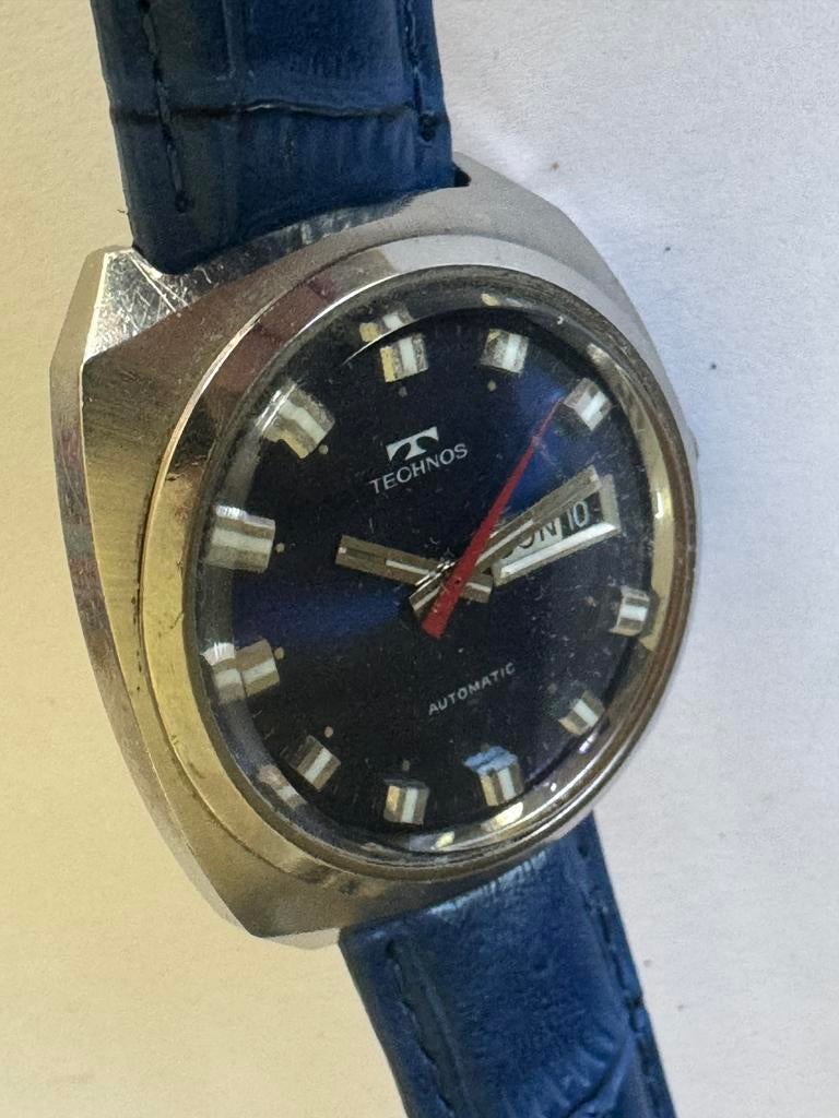 Tecnos Eta 2789, Bijoux, Sacs & Beauté, Montres | Anciennes | Antiquités, Montre-bracelet, Autres marques, Enlèvement ou Envoi