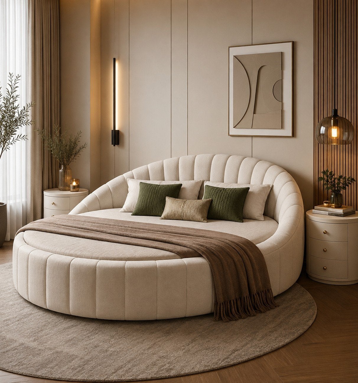 lit rond exclu, Maison & Meubles, Chambre à coucher | Lits, Neuf, Autres dimensions, Enlèvement ou Envoi, Autres couleurs