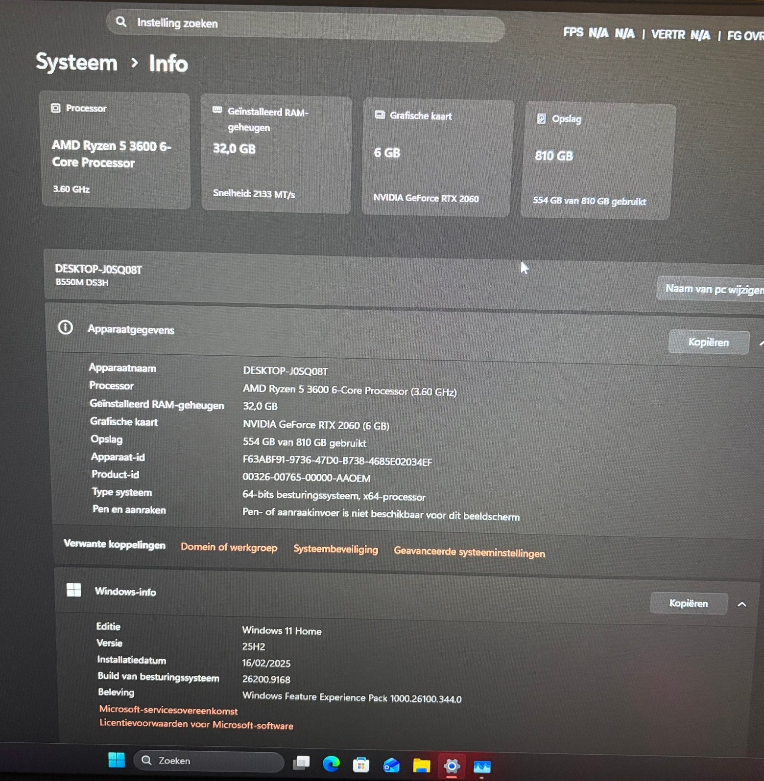 Gaming pc, Ophalen, Gebruikt