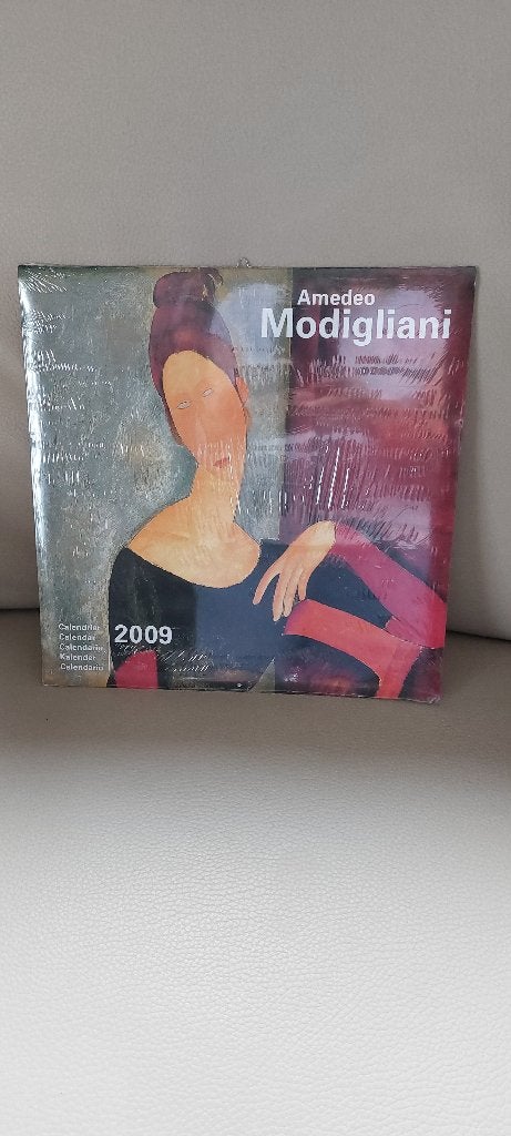 Amedeo Modigliani muurkalender 2009 nieuw onder folie kunst, Ophalen of Verzenden