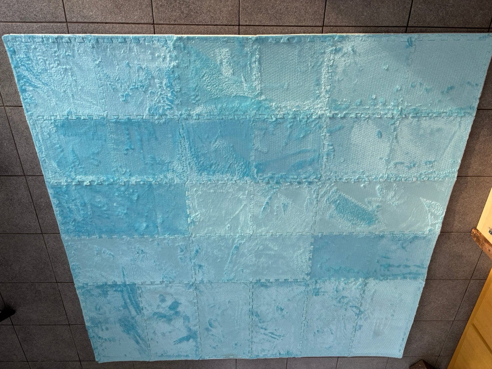 Zachte puzzelmatten 5 verschillende kleuren, Ophalen, Zo goed als nieuw