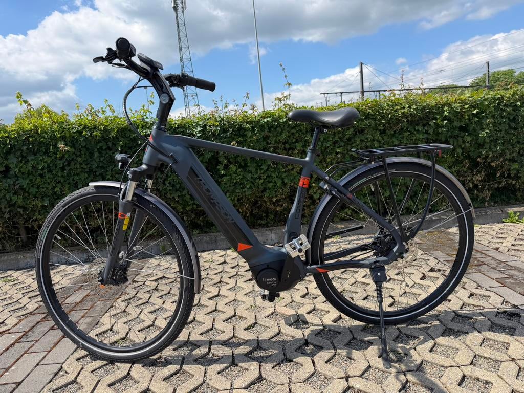 Elektrische fiets THOMPSON COMFORT total 70km, Fietsen en Brommers, 51 tot 55 cm, Ophalen, Zo goed als nieuw, 50 km per accu of meer
