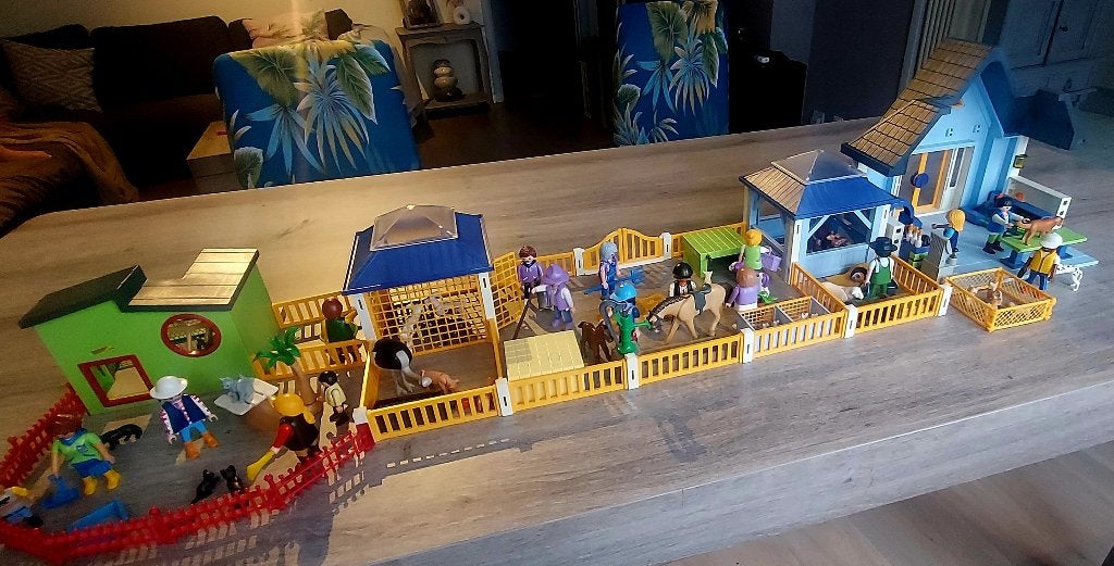 Playmobil clinique veterinaire et ecurie, Enlèvement, Comme neuf, Kit complet