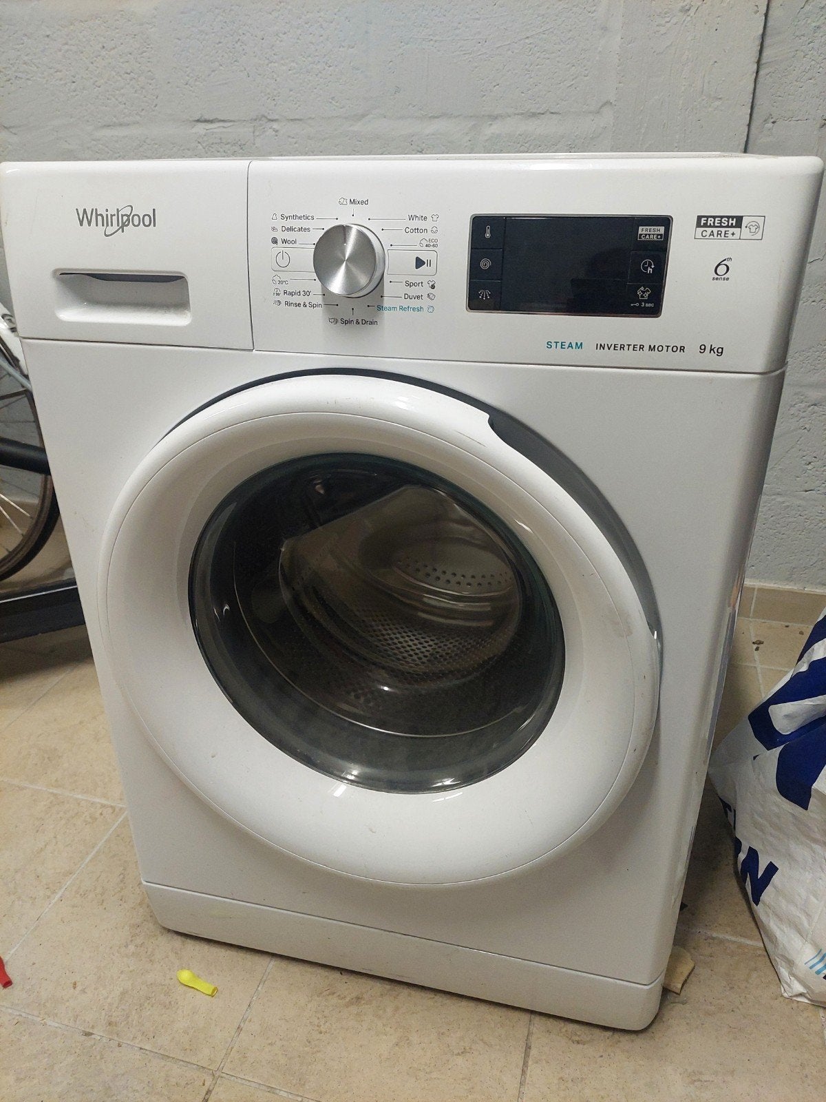 wasmachine whirlpool, Elektronische apparatuur, Wasmachines, 8 tot 10 kg, Ophalen, Zo goed als nieuw