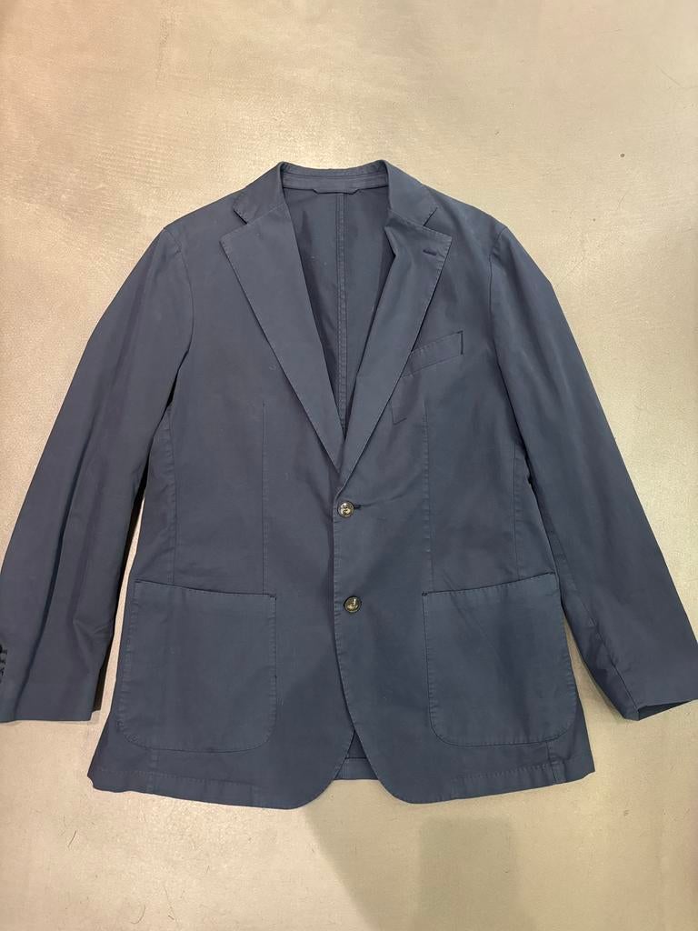 Blazer Suitsupply bleu en coton - parfait, Vêtements | Hommes, Costumes & Vestes, Enlèvement ou Envoi, Comme neuf, Taille 52/54 (L)