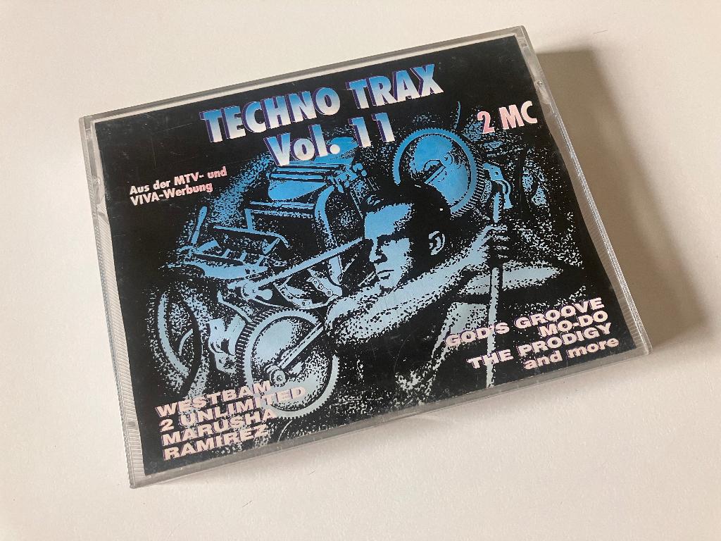 Techno trax vol. 11 ( cassette) mc, Ophalen of Verzenden, Gebruikt