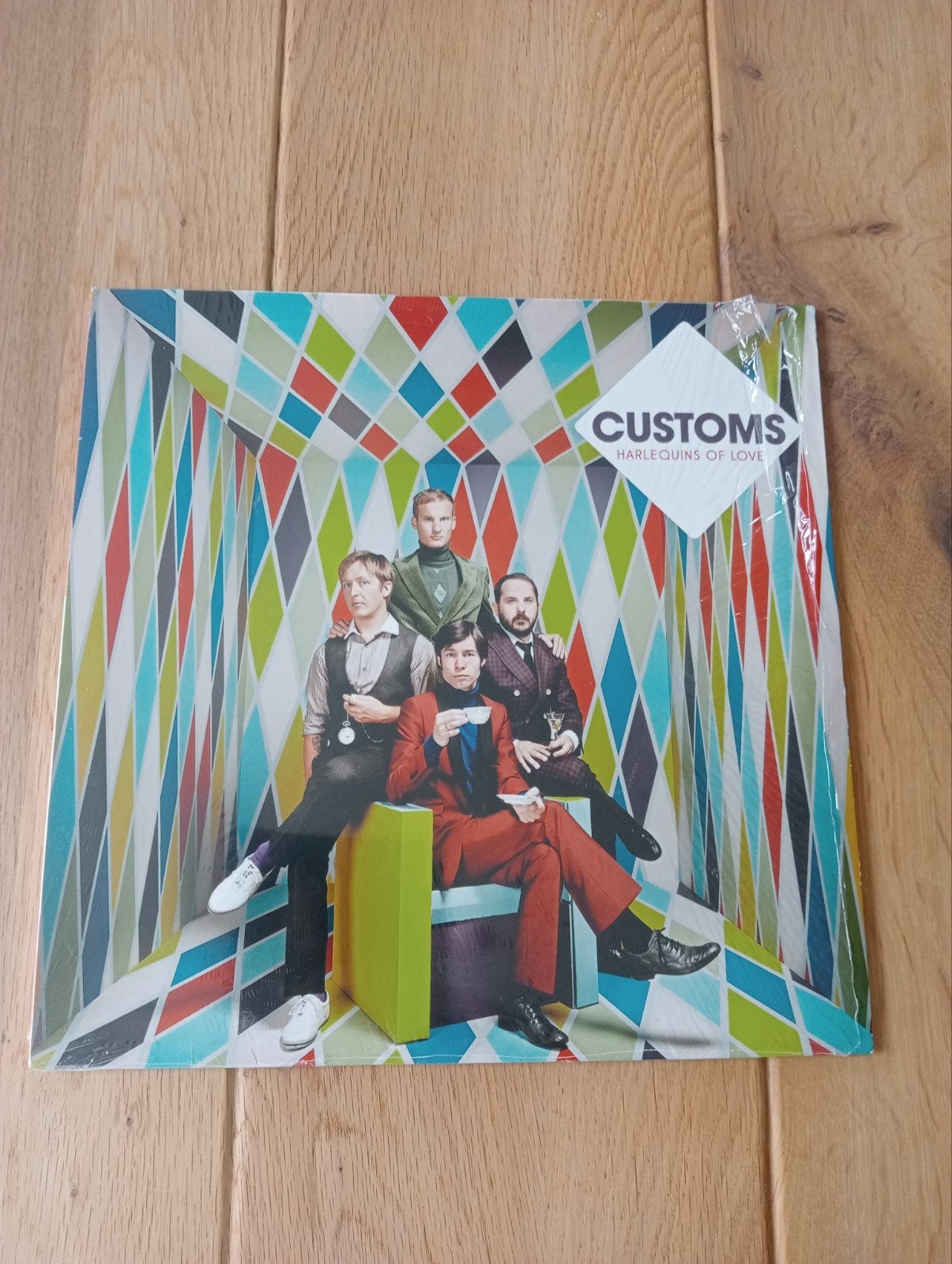 Customs lp Harlequins of love van 2011, LP, Gebruikt, Ophalen of Verzenden, Inclusief binnenhoes