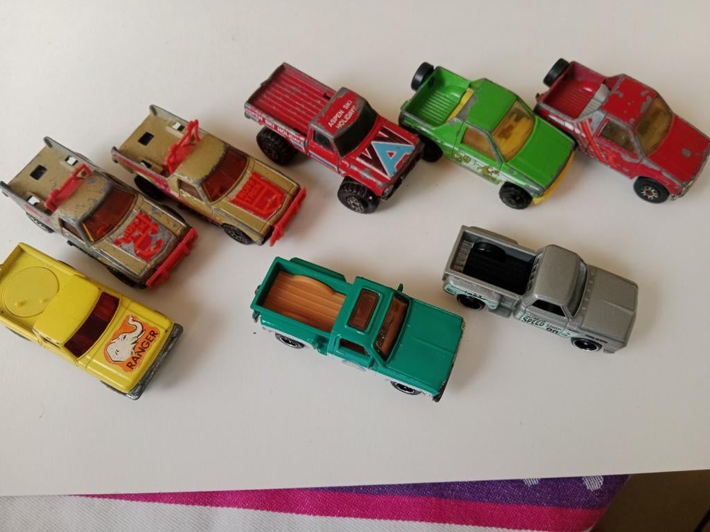 Matchbox pick-up, vans en jeeps, Hobby en Vrije tijd, Modelauto's | 1:87, Gebruikt, Matchbox, Ophalen of Verzenden