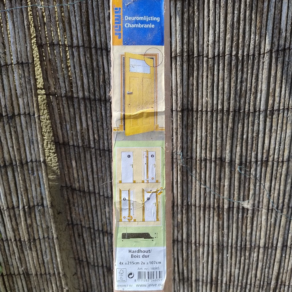 DEURLIJST  PAKKET  - HARDHOUT, Doe-het-zelf en Bouw, Ophalen, Binnendeur, Nieuw, 200 tot 215 cm