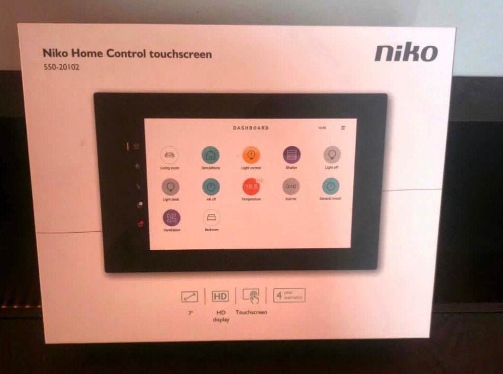 Écran tactile Niko Home Control 7" (Ref. 550-20102) - Neuf, Bricolage & Construction, Enlèvement, Neuf