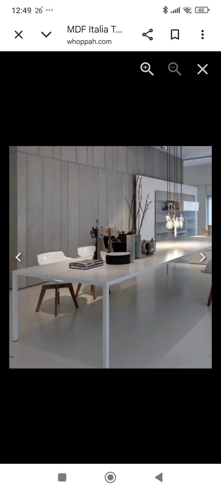 Table design MDF Italia Tense, Maison & Meubles, Enlèvement, Blanc