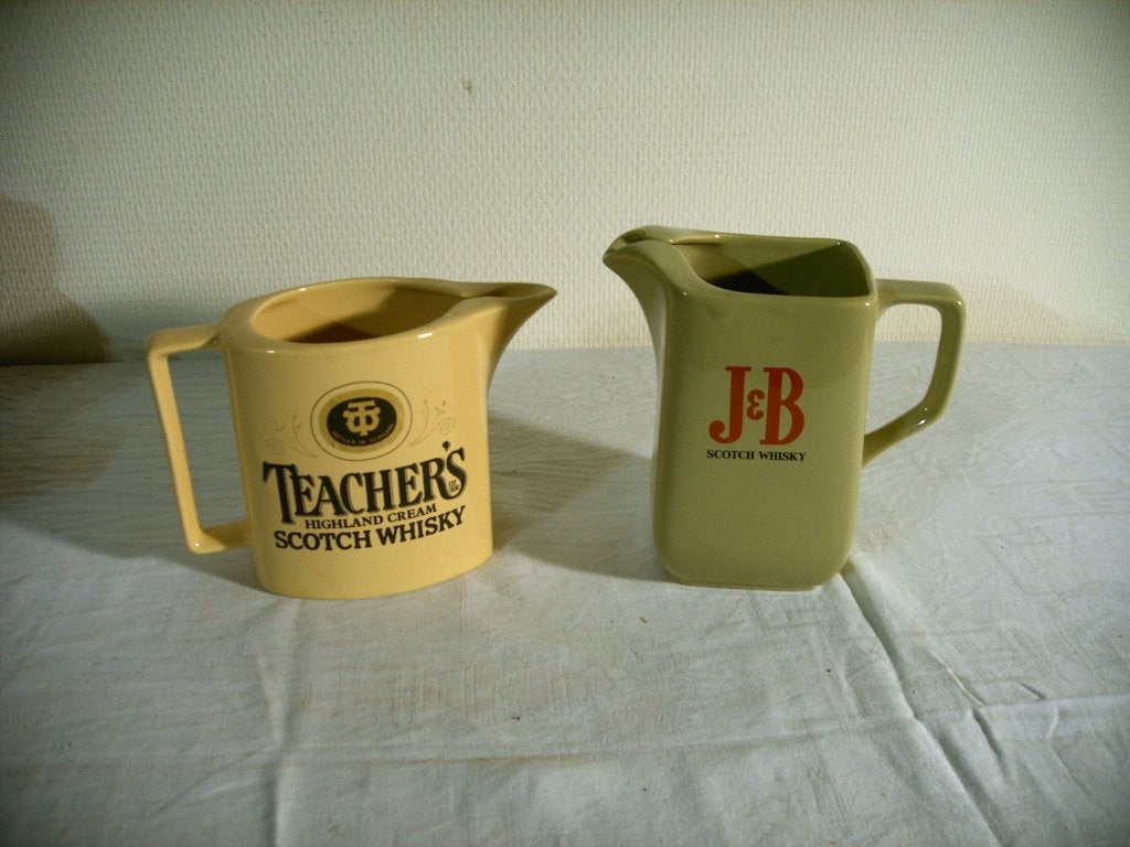 2 Whisky kannen Teacher’s  en J&B, Ophalen of Verzenden