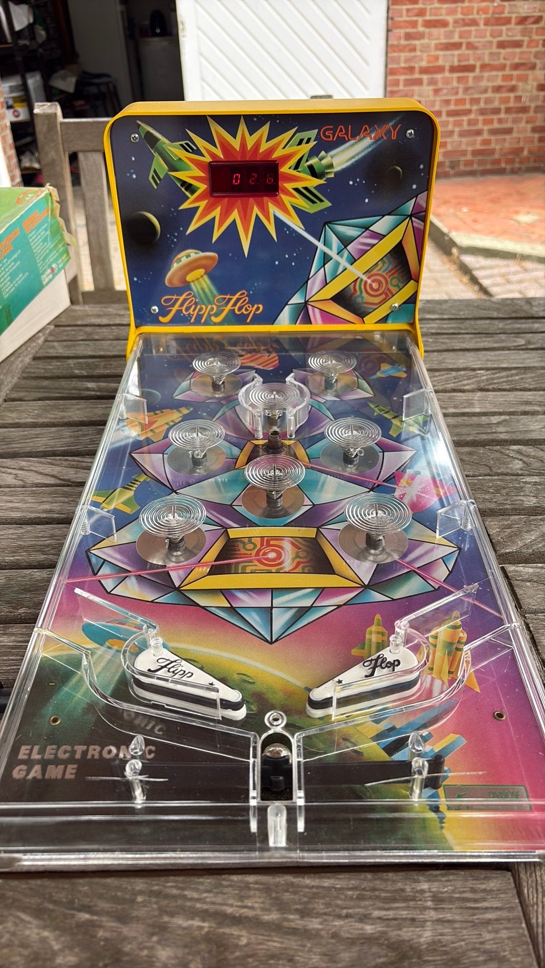 Retro Tafel Flipperkast Space / Galaxy 'Flipp Flop', Ophalen, Zo goed als nieuw