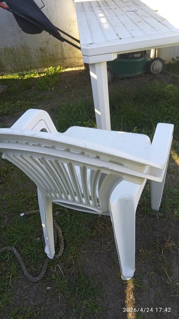 Plastique tafel, Tuin en Terras, Ophalen
