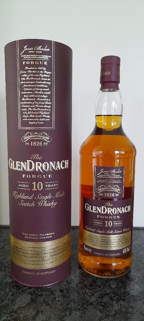 Glendronach whisky Forque 10y  1Lt., Enlèvement ou Envoi, Neuf, Pleine