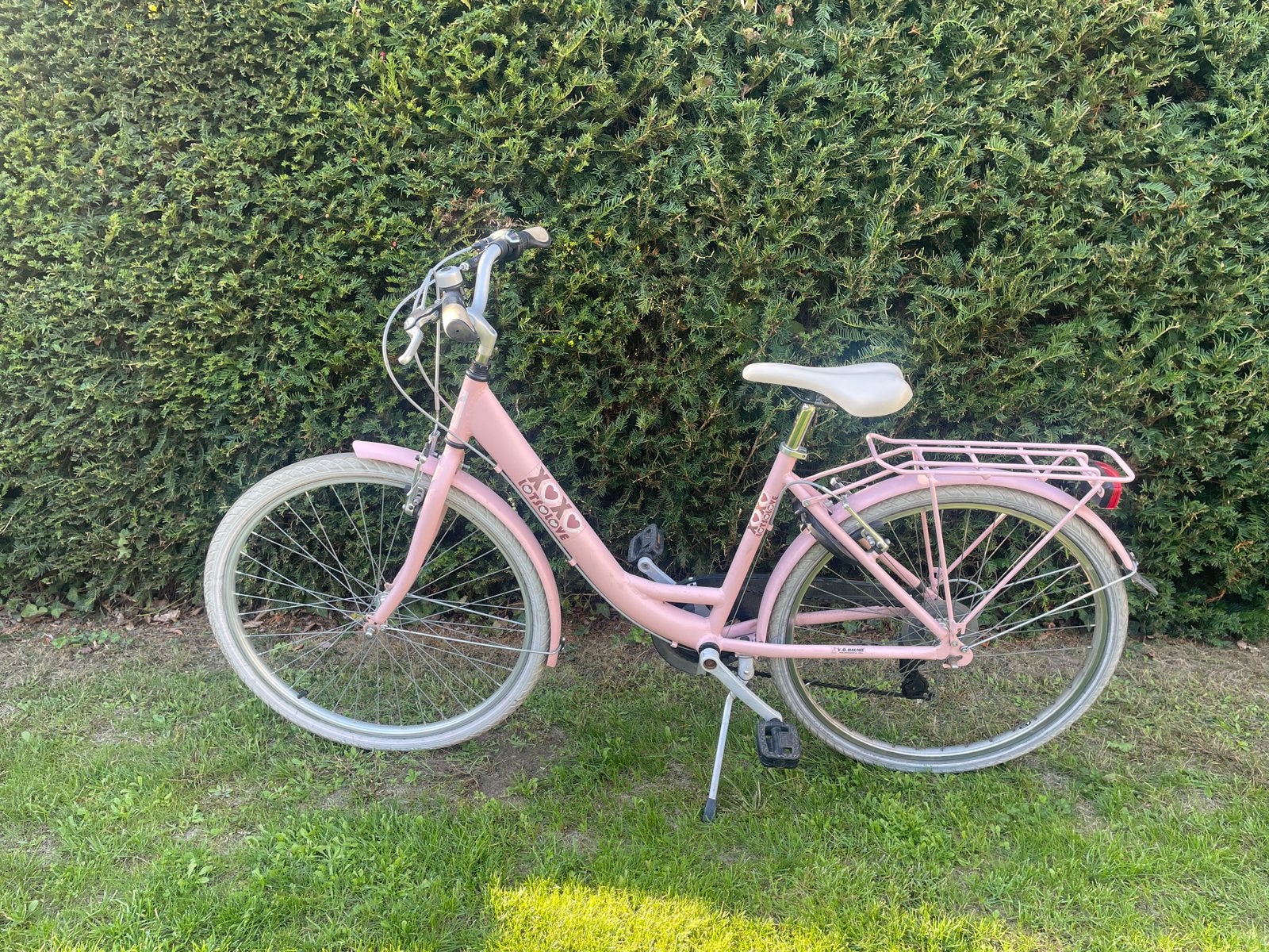 Fiets 26 inch - roze, Fietsen en Brommers, Gebruikt, Versnellingen, Schijfrem, Ophalen