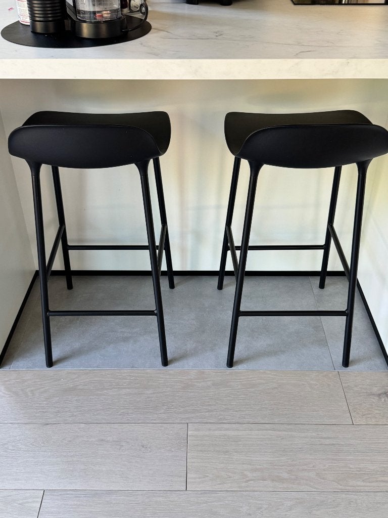 Barstoel Normann Copenhagen, Ophalen, Kunststof, 60 tot 90 cm, Zo goed als nieuw