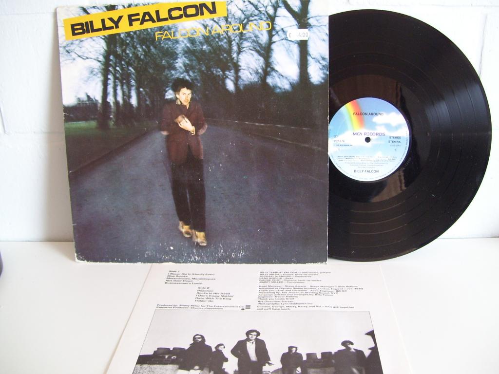 BILLY FALCON  falcon around, Cd's en Dvd's, Vinyl | Rock, Gebruikt, Inclusief insert, 1980 - 1989, Ophalen of Verzenden