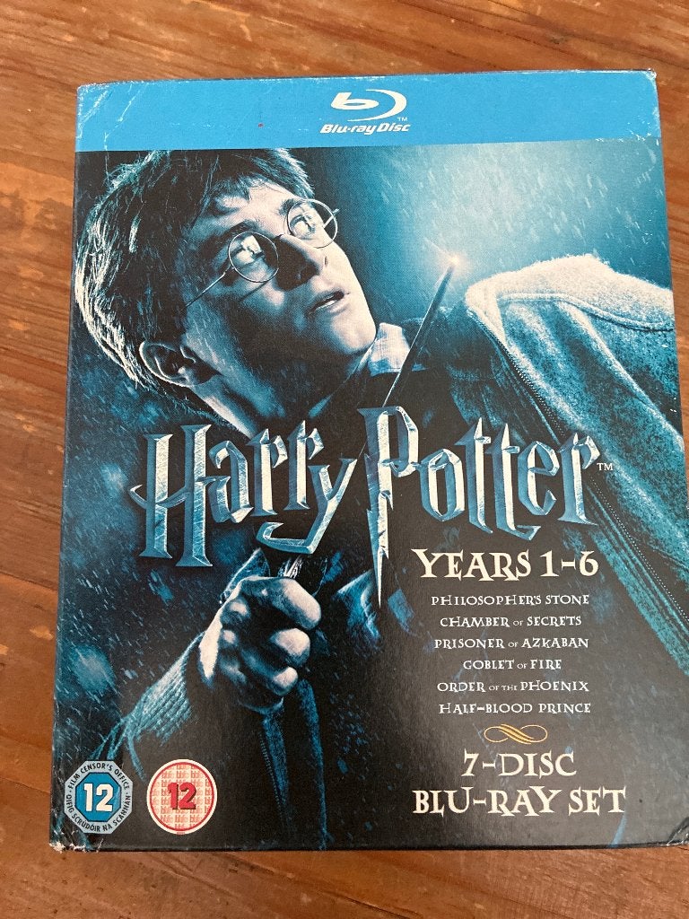 Harry Potter Blu-Ray boxset, Cd's en Dvd's, Avontuur, Engels, Boxset, Ophalen of Verzenden