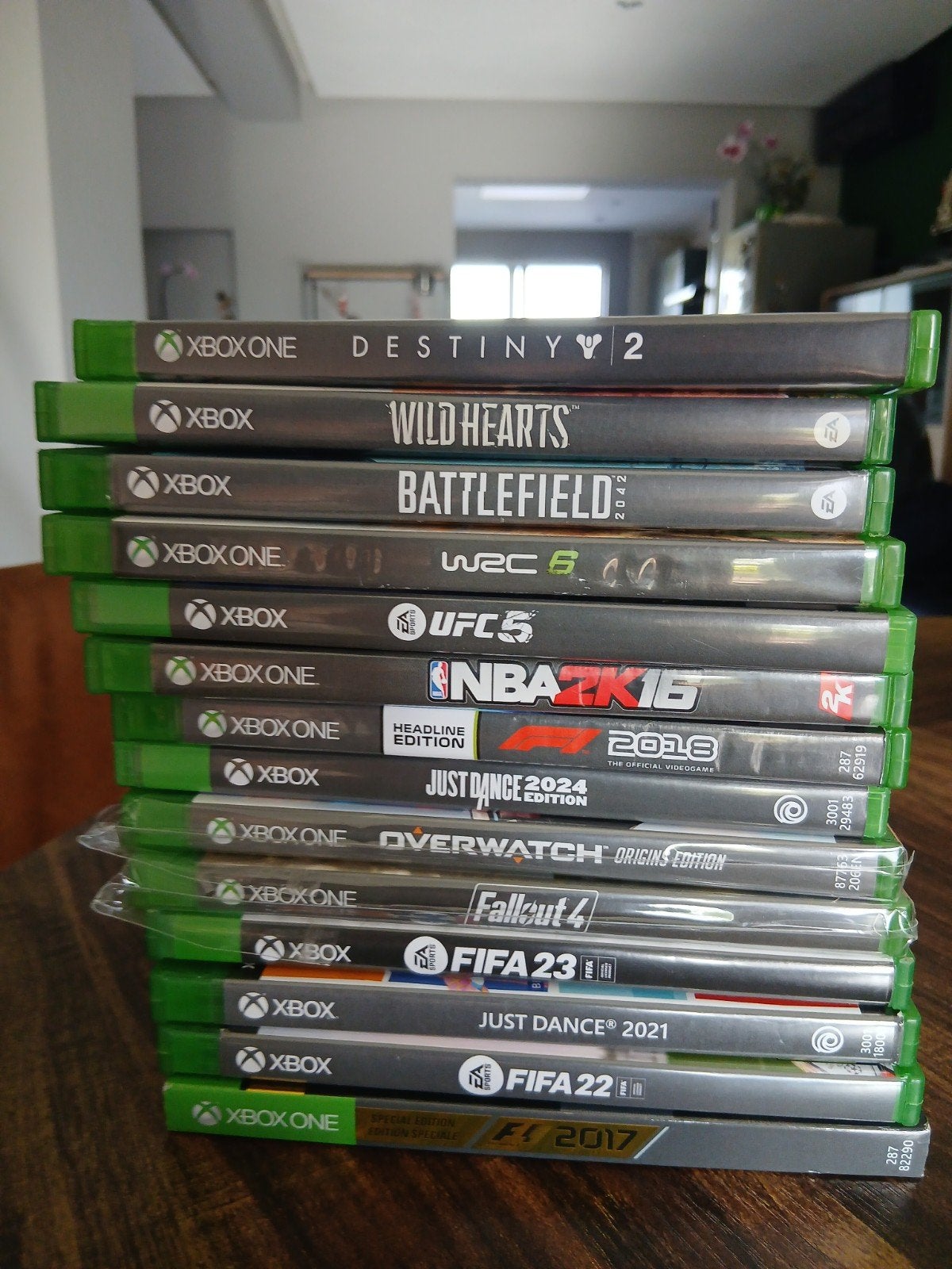 stapel xbox one games, Enlèvement