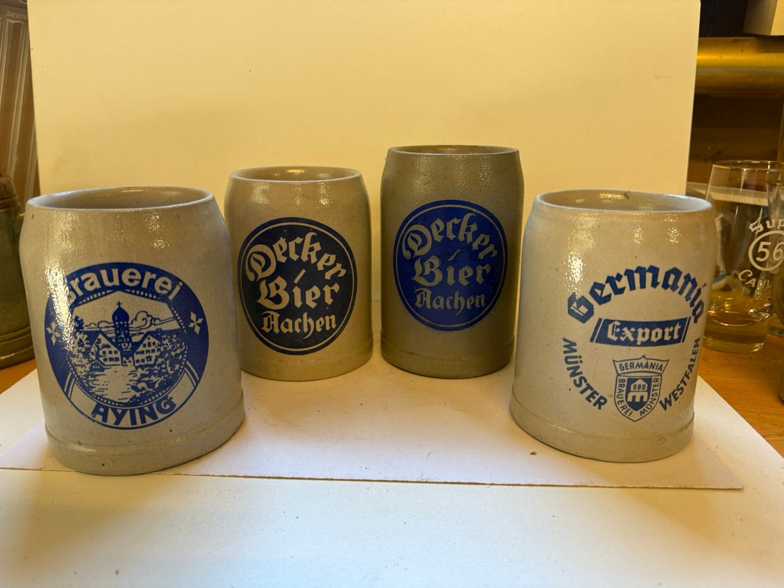 Chope à bière 0,5 L Decker, Aying, Munster, Enlèvement ou Envoi, Comme neuf