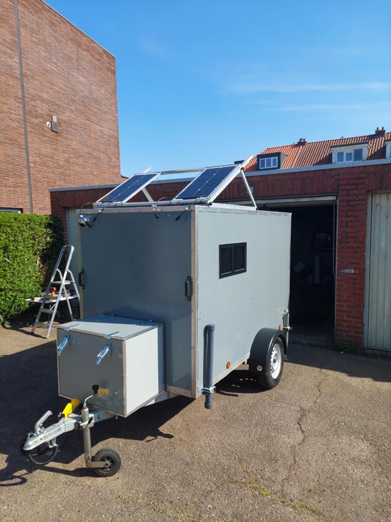 Aanhangwagen rijbewijs B / mini-home variant, Ophalen, Zo goed als nieuw