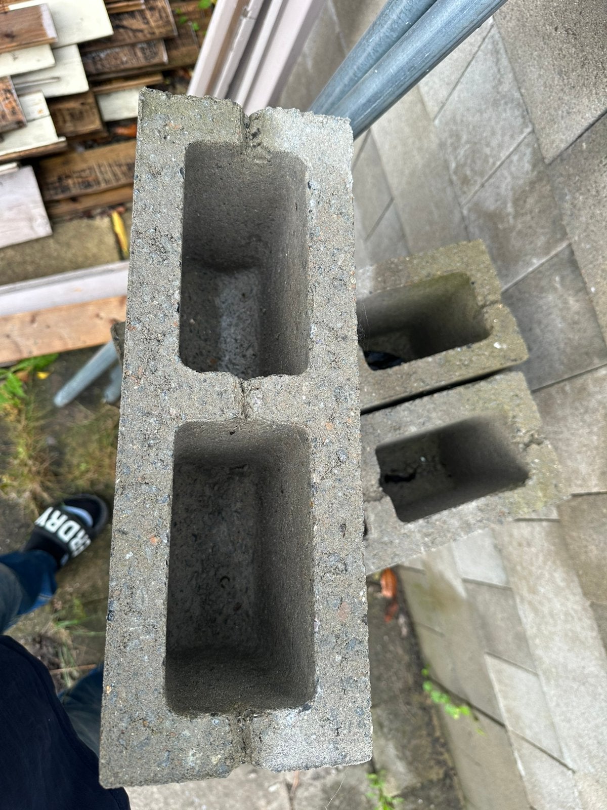 Betonblokken Nieuwe, Ophalen, Nieuw