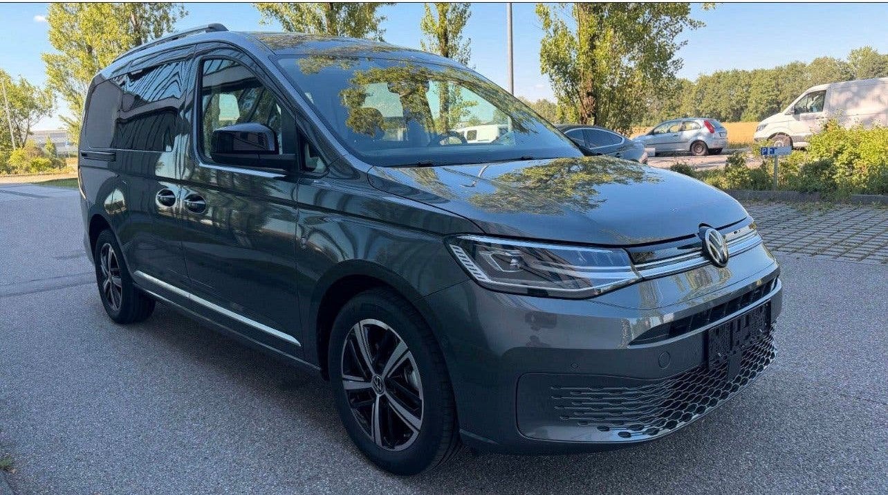 DE LUXE VOLKSWAGEN CADDY MAXI STYLE 7PLA AVEC TVA, 90 kW, Argent ou Gris, Euro 6, 7 places