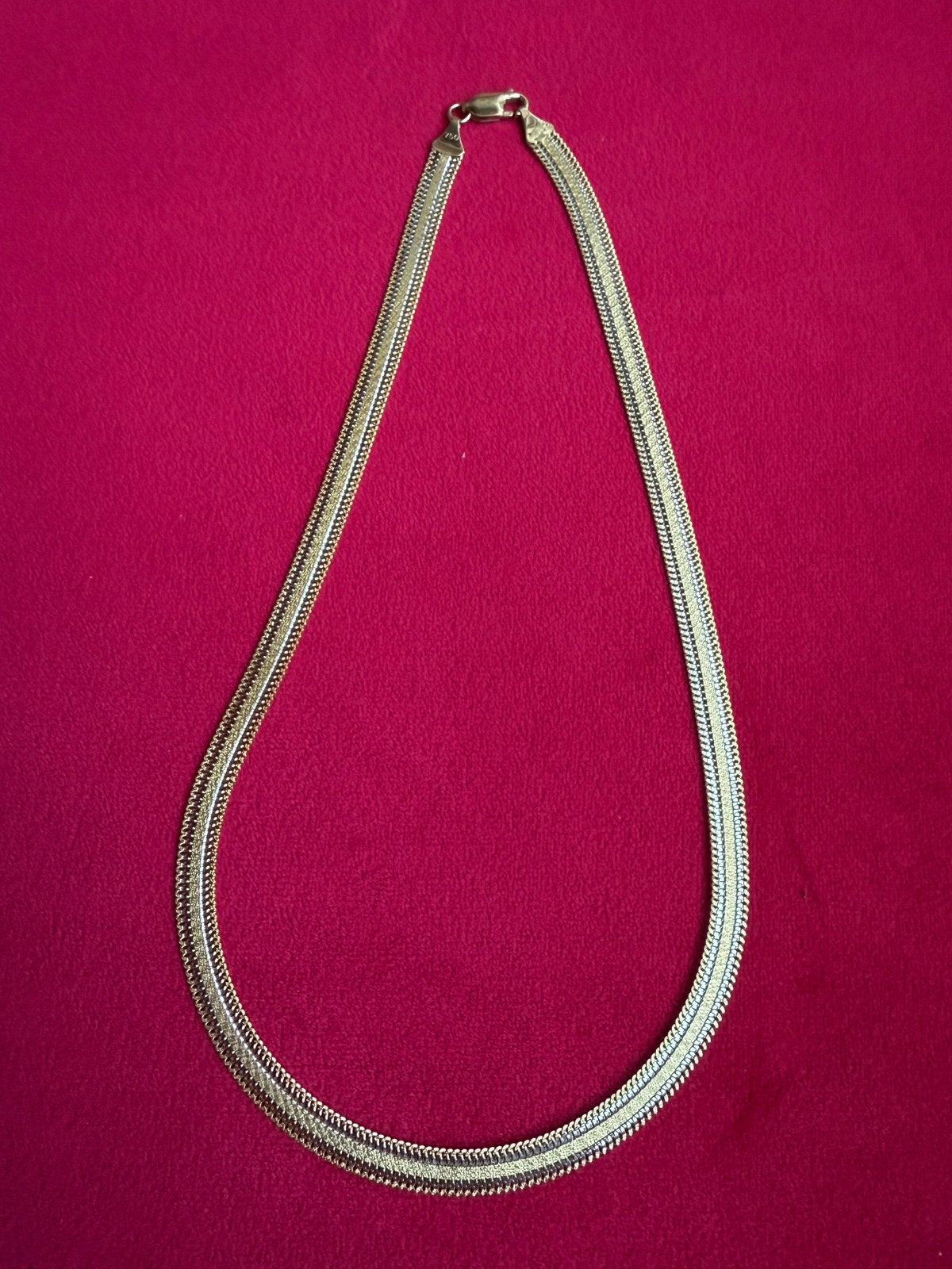 Collier en or 18 carats, Bijoux, Sacs & Beauté, Colliers, Enlèvement, Comme neuf, Or, Or