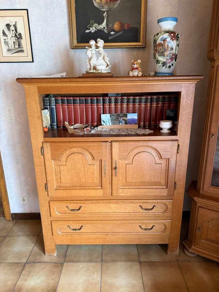 massief houten/vintage buffetkast, Enlèvement