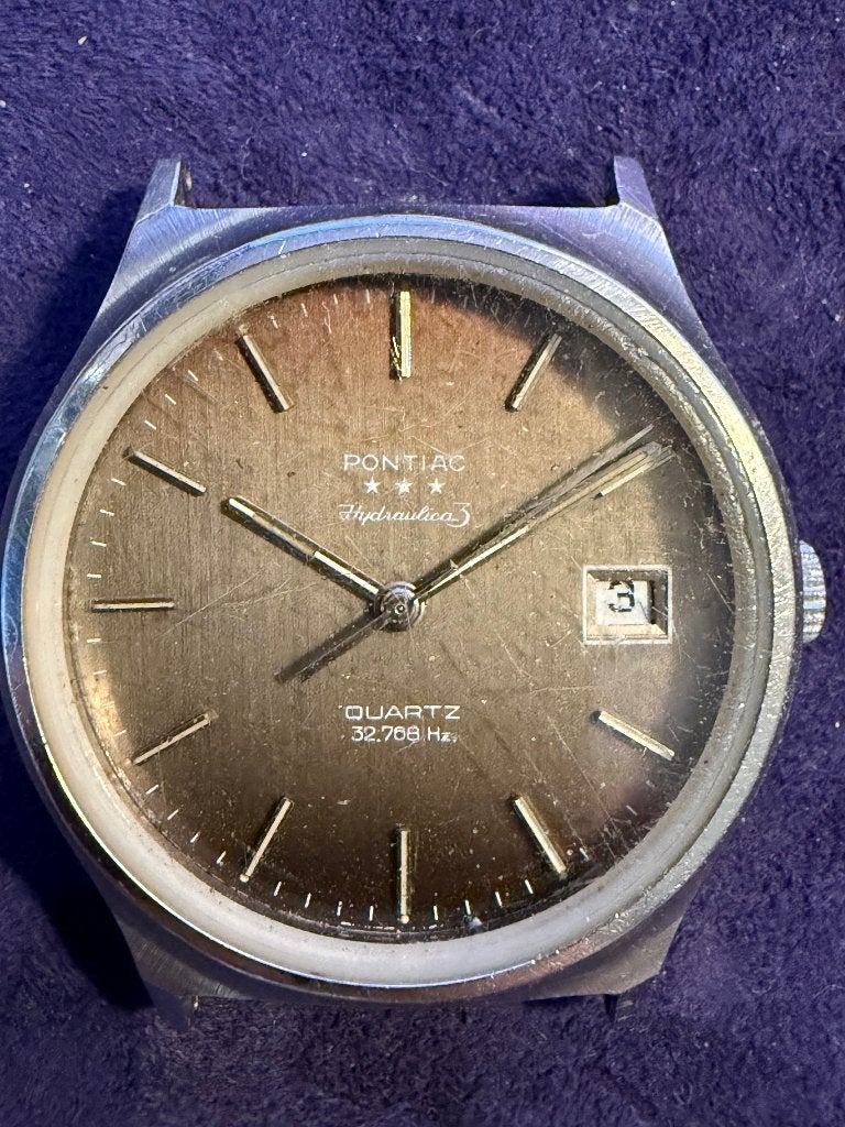 Pontiac Hydraulica 3 – Quartz 32.768 Hz, Bijoux, Sacs & Beauté, Montres | Anciennes | Antiquités, Montre-bracelet, Autres marques
