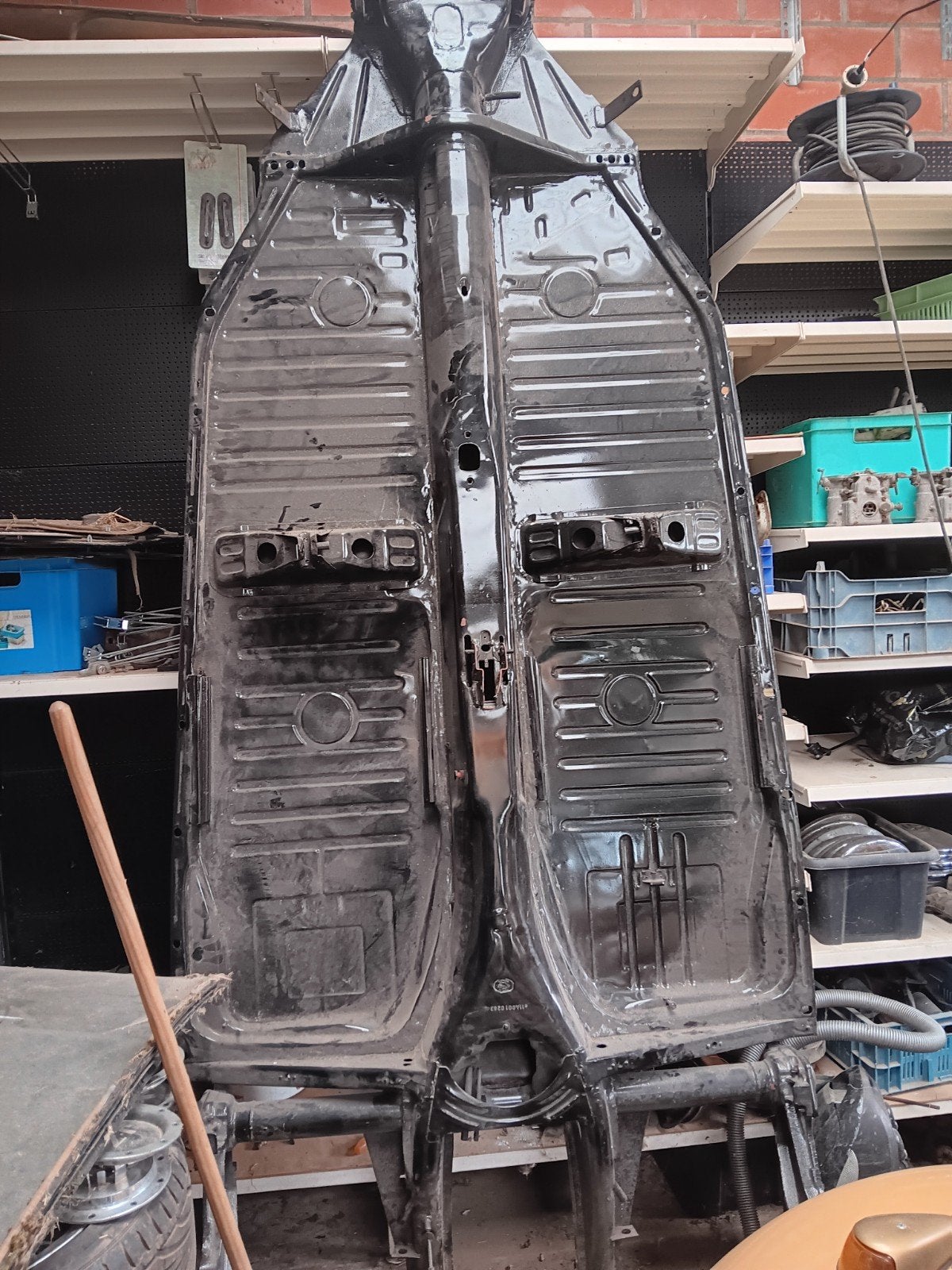 chassis kever, Enlèvement