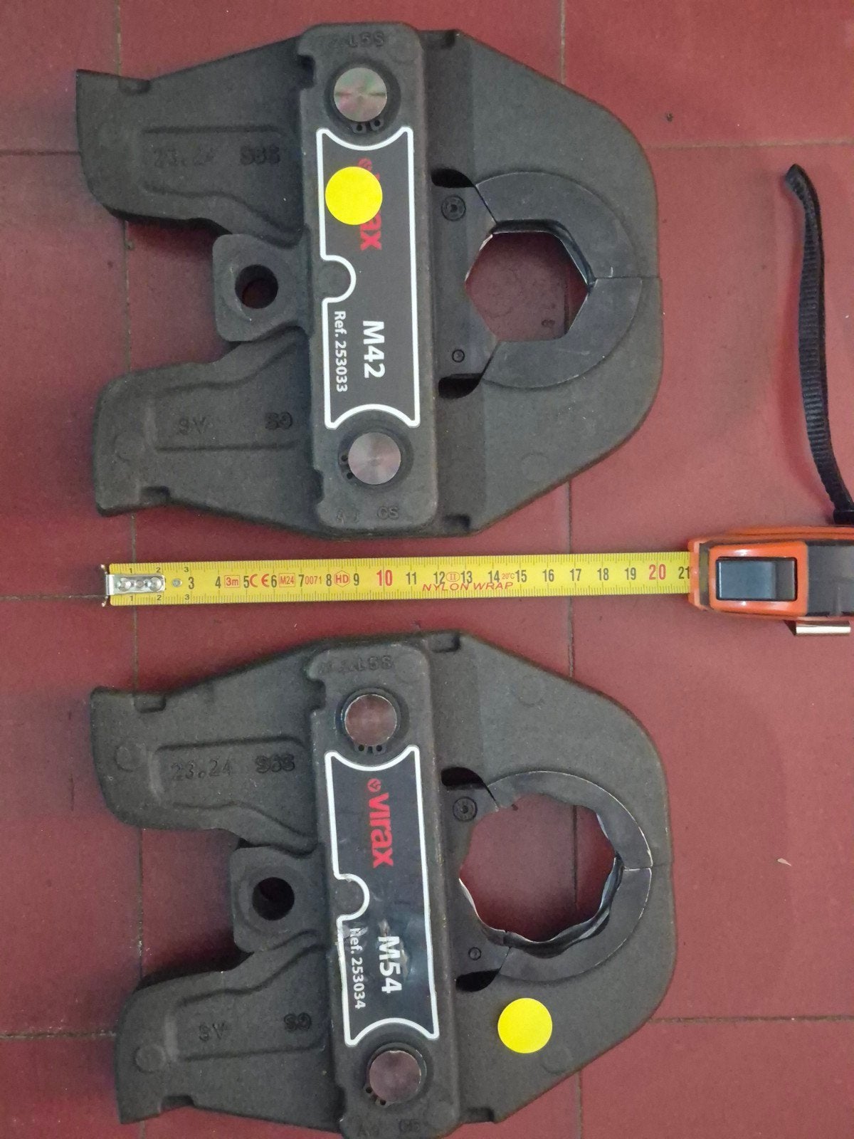 Virax M42 en M54 klauwset, Doe-het-zelf en Bouw, Gereedschap | Handgereedschap, Ophalen of Verzenden, Nieuw, Klem, Overige merken