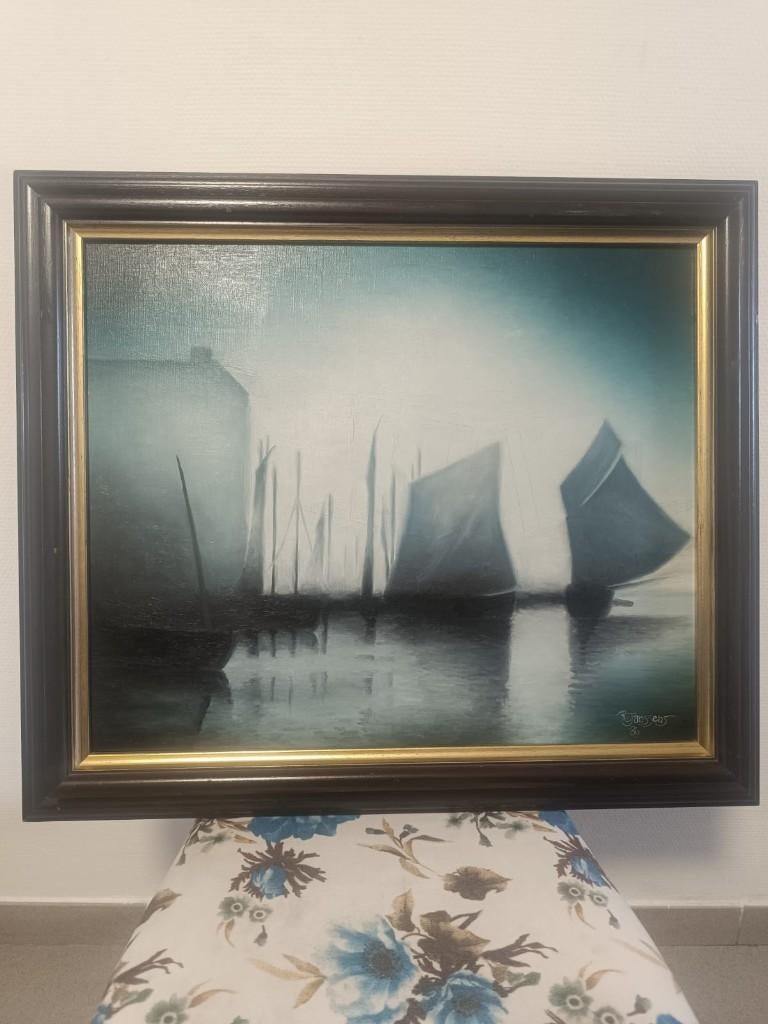 Peinture sur toile, Ophalen