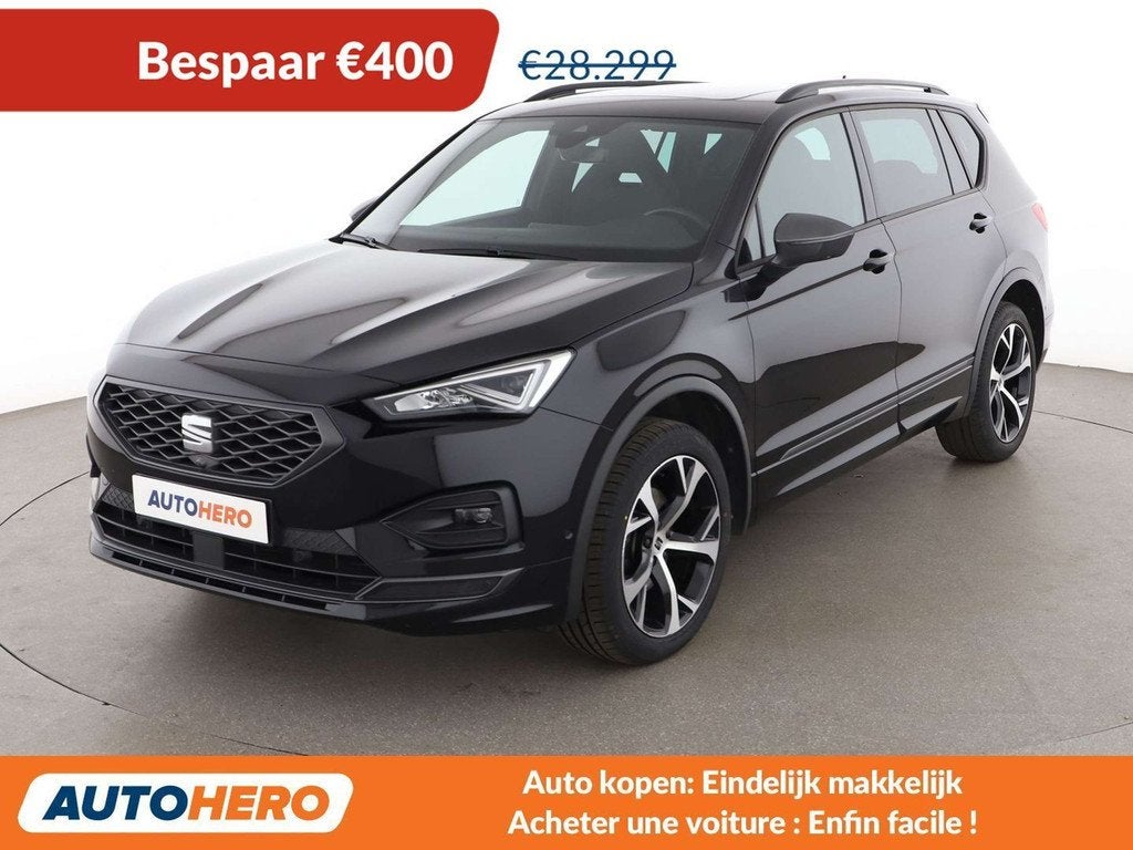 SEAT Tarraco 2.0 TDI FR (bj 2022, automaat), Auto's, Seat, Gebruikt, Zwart, 5 deurs, 150 pk