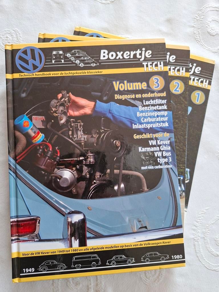 🚗Volkswagen Vw Kever vraagbaak 3delen Boxertje tech Manual, Enlèvement ou Envoi