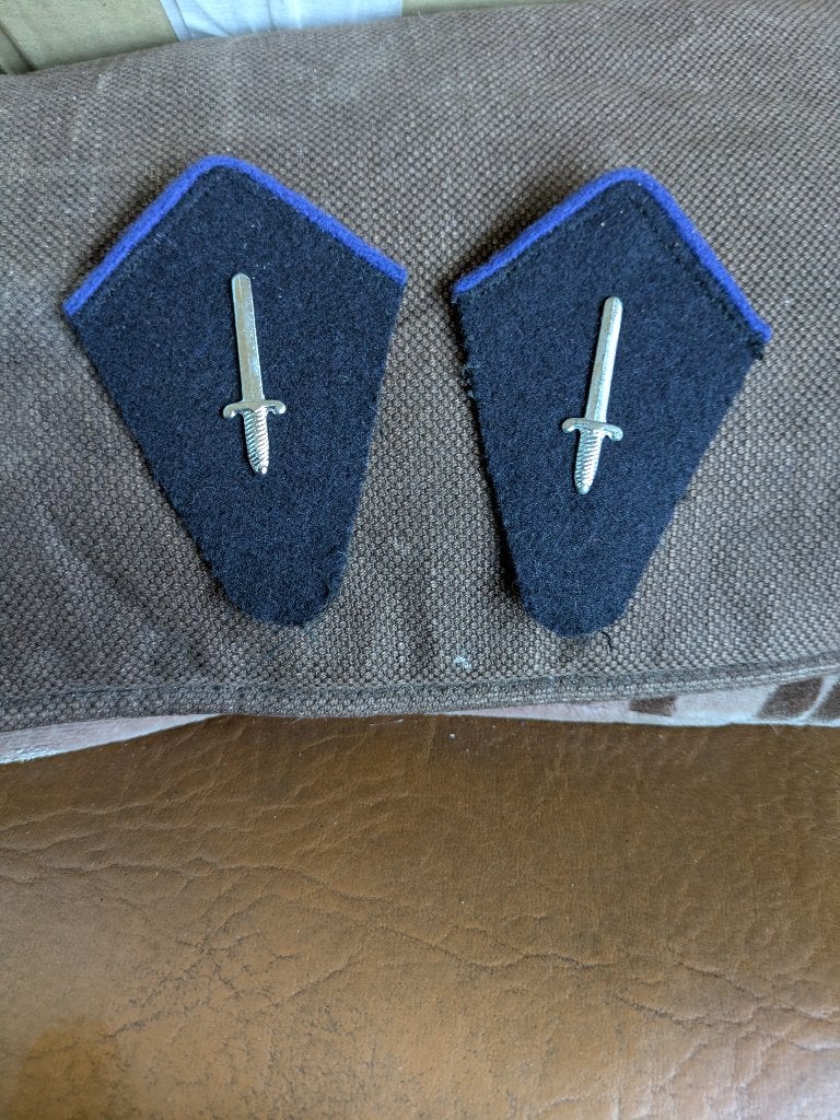Kraagspiegels politie, Verzamelen, Ophalen of Verzenden, Rijkswacht