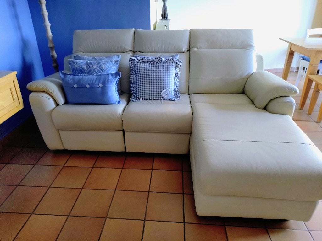 salon en cuir Chateau d'Ax, Ophalen, Zo goed als nieuw, Leer