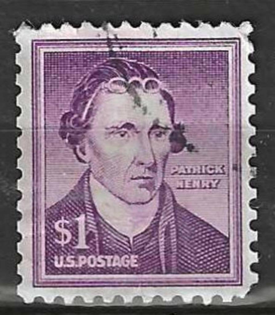 USA 1955/1956 - Yvert 605 - Patrick Henry  (ST), Verzenden, Gestempeld
