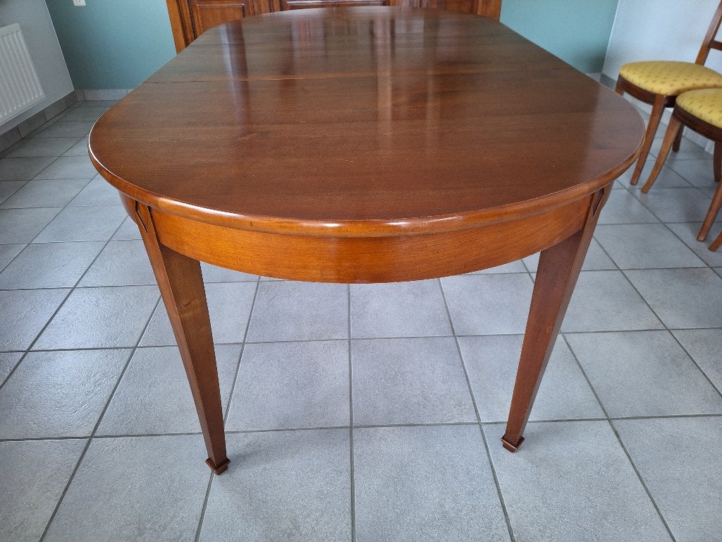 table en cerisier massif extensible jusqu'à 200/250 cm, Cinq personnes ou plus, Cerisier, Comme neuf, 100 à 150 cm