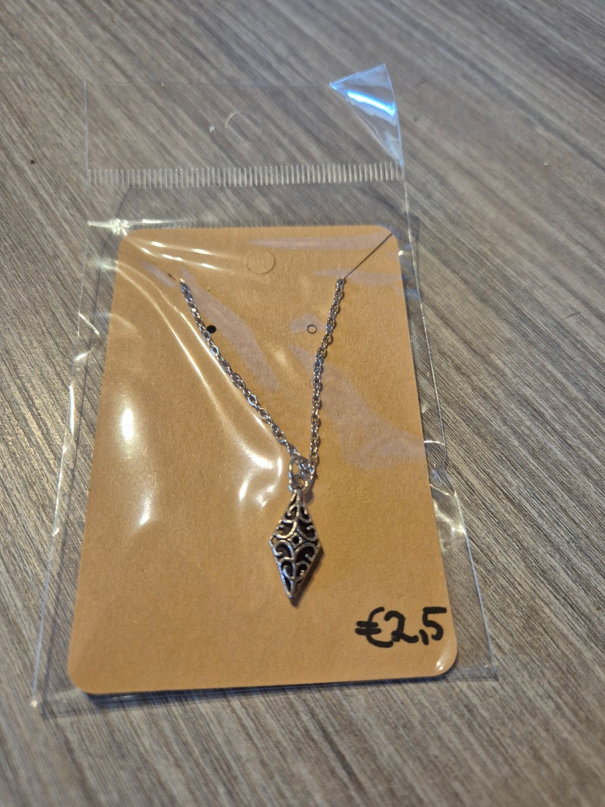 Ketting met hanger, Bijoux, Sacs & Beauté, Boucles d'oreilles, Envoi, Argent, Argent