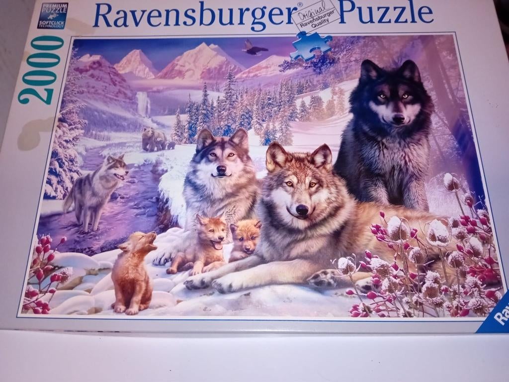 puzzel wolven 2000 stukjes nieuw, Ophalen of Verzenden, Meer dan 1500 stukjes, Nieuw, Legpuzzel