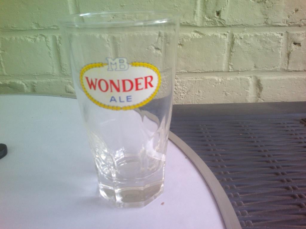Wonder Ale glas., Ophalen of Verzenden, Zo goed als nieuw, Glas of Glazen, Duvel