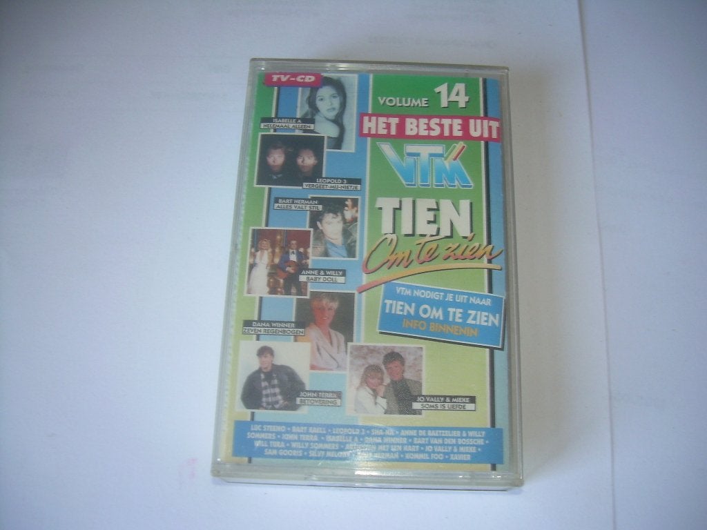 CASSETTE - VTM - 10 POUR VOIR LE VOL 14, En néerlandais, Enlèvement ou Envoi, Originale, 1 cassette audio