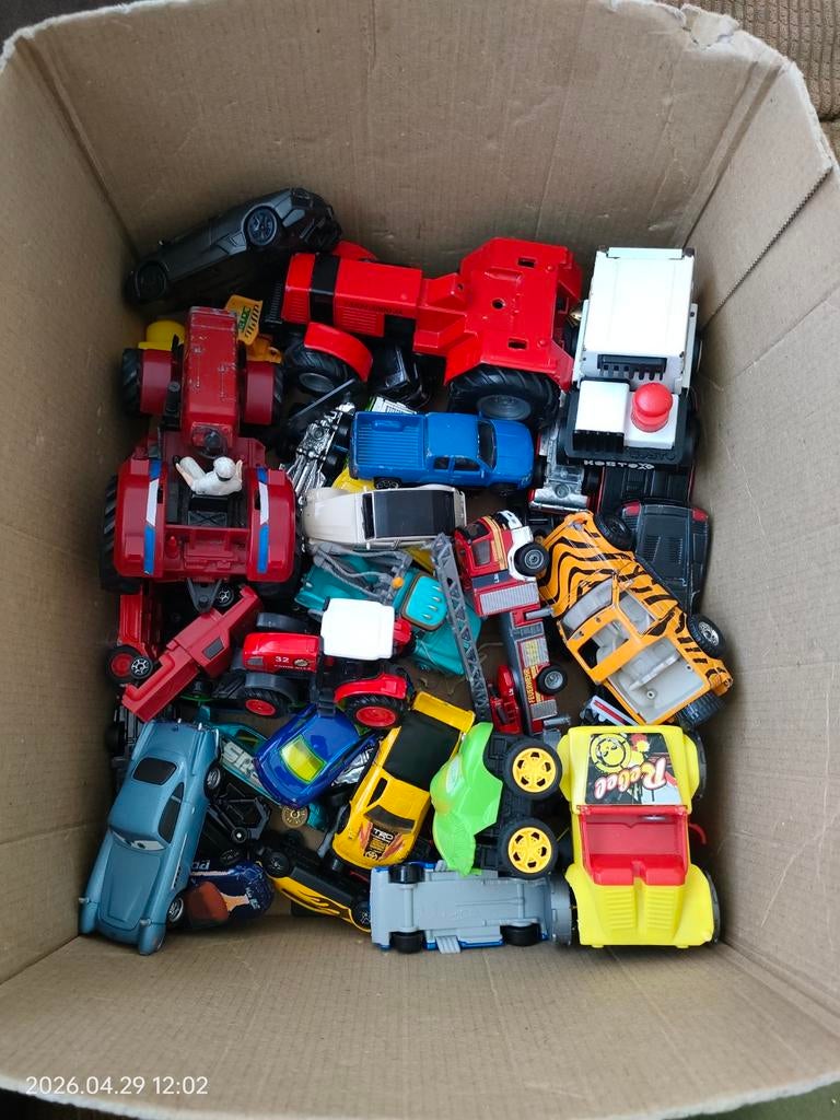 Auto's speelgoed box, Kinderen en Baby's, Ophalen